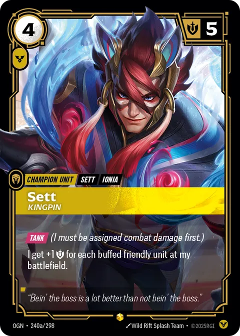 Sett, Kingpin (Alternate Art)