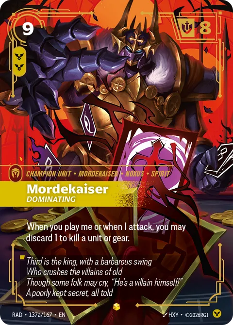 Mordekaiser, Dominating (Alternate Art)