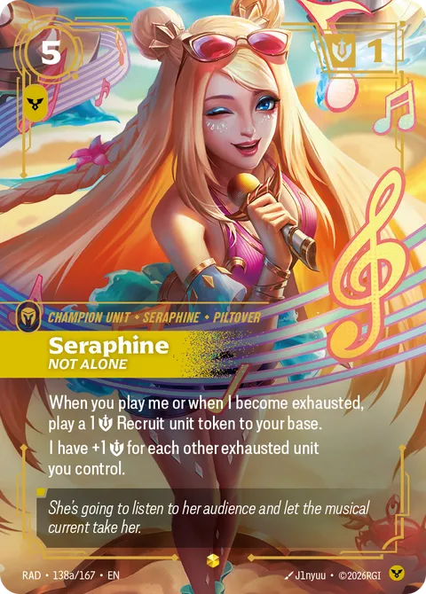 Seraphine, Not Alone (Alternate Art)