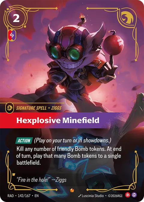 Hexplosive Minefield