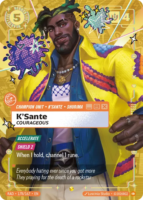 K'Sante, Courageous (Heartsteel Overnumbered)