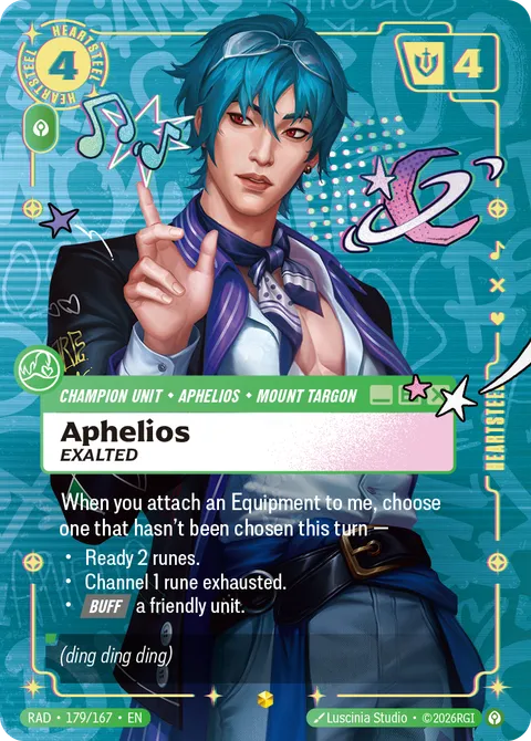 Aphelios, Exalted (Heartsteel Overnumbered)