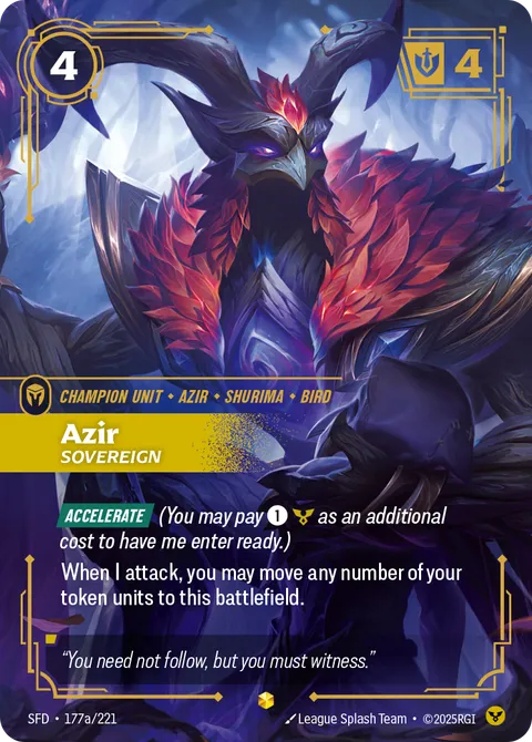 Azir, Sovereign (Alternate Art)