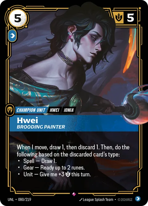 Hwei, Brooding Painter