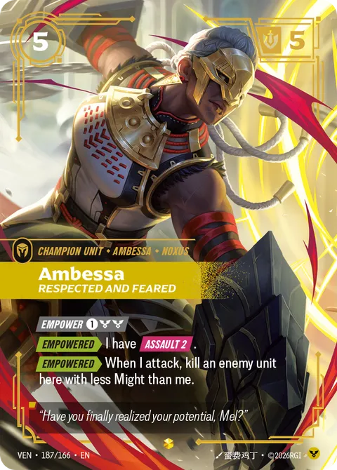 Ambessa, Respected and Feared (Overnumbered)