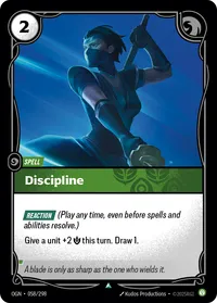 Discipline