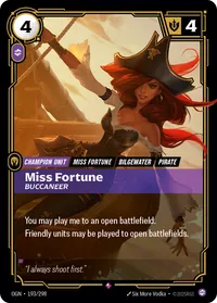 Miss Fortune, Buccaneer