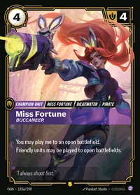 Miss Fortune, Buccaneer (Alternate Art)