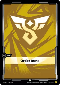 Order Rune