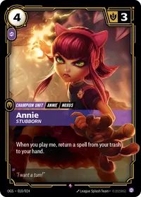 Annie, Stubborn