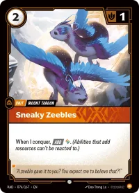 Sneaky Zeebles