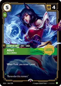 Ahri, Alluring (Launch Exclusive)