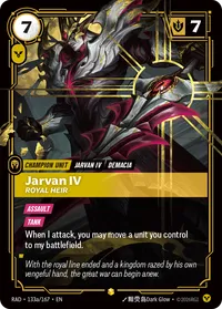 Jarvan IV, Royal Heir (Alternate Art)