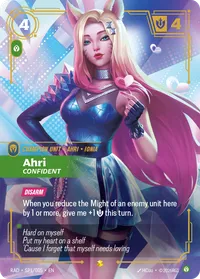 Ahri, Confident (K/DA Special Art Card)