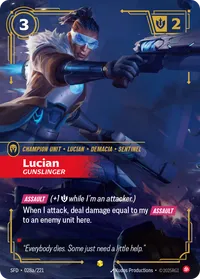 Lucian, Gunslinger (Alternate Art)