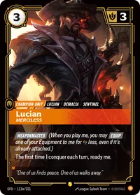 Lucian, Merciless (Alternate Art)