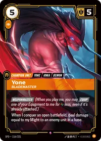 Yone, Blademaster