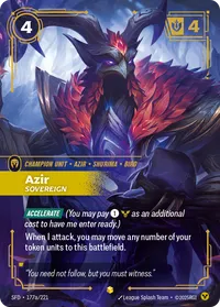 Azir, Sovereign (Alternate Art)
