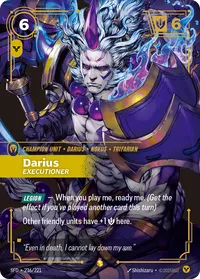 Darius, Executioner (Overnumbered)