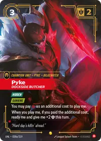 Pyke, Dockside Butcher (Alternate Art)
