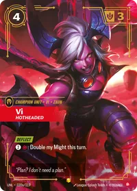 Vi, Hotheaded (Alternate Art)