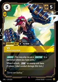 Vi, Peacekeeper