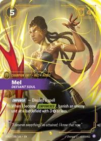 Mel, Defiant Soul (Overnumbered)
